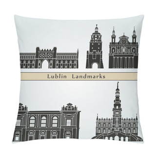 Personality  Lublin Landmarks Pillow Covers