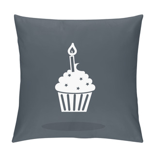 Personality  Cupcake Web Icon Pillow Covers