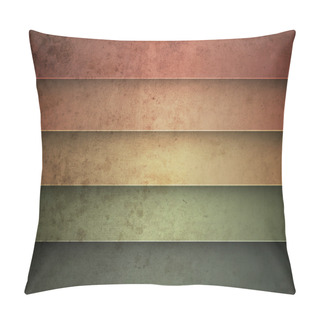 Personality  Rainbow Horizontal Lines Vintage Background Pillow Covers