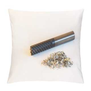 Personality  End Mill  With Aluminium Shavings Pillow Covers