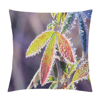 Personality  Frost Leaves Pillow Covers