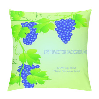 Personality  EPS 10 Grapevine With Space For Your Text Pillow Covers