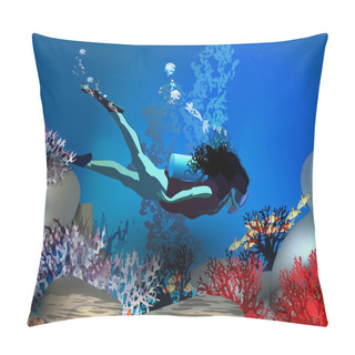 Personality  Travel Banner Vector Illustration   Pillow Covers