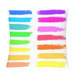Personality  Paint Brush Strokes Pillow Covers