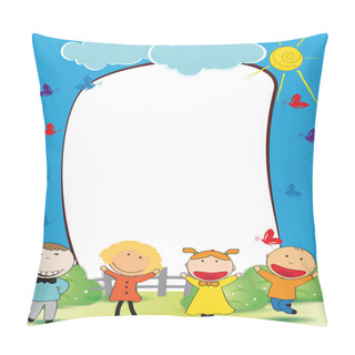 Personality Kids Frame Pillow Covers