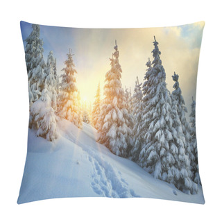 Personality  Winter Landscape Pillow Covers