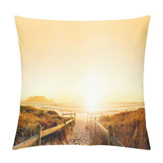 Personality  Sunset HDR Over The Ocean Pillow Covers