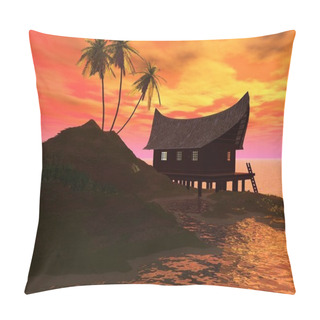 Personality  Sunset On Sea Pillow Covers