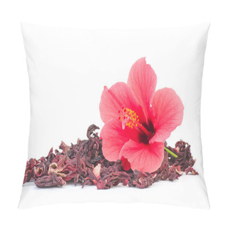 Personality  Fresh And Dried Hibiscus Flowers Pillow Covers