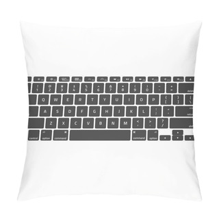 Personality  Black Keyboard Stroke QWERTY Pillow Covers