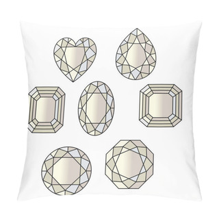 Personality  Set Of Gemstone Pattern Pillow Covers