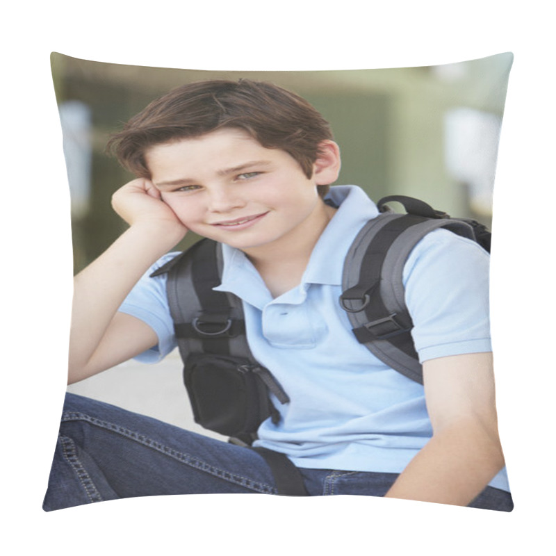 Personality  Boy At School Pillow Covers