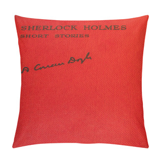Personality  Front Cover Of Aged Of Sherlock Holmes Short Stories Pillow Covers