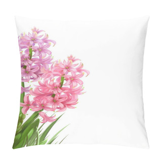 Personality  Two Beautiful Hyacinths Pillow Covers
