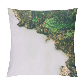 Personality  Beautiful Lake And Green Plants In Altai, Russia Pillow Covers