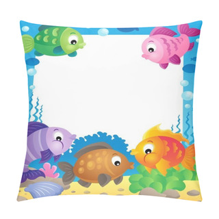 Personality Fish Theme Frame 1 Pillow Covers