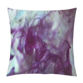 Personality  Acrylic Colors In Water, Ink Blots, Abstract Background  Pillow Covers