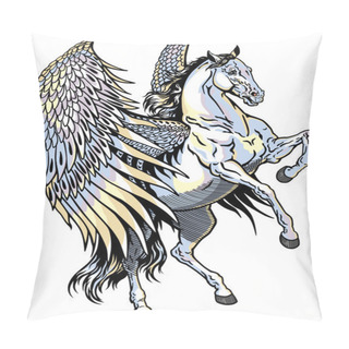 Personality  White Pegasus Pillow Covers