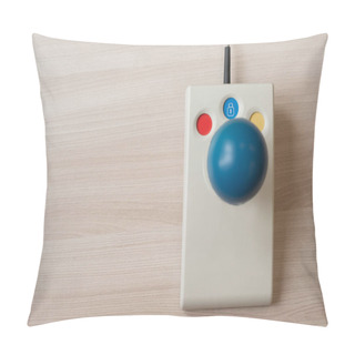 Personality  Close-up Of A Specialized Computer Mouse For People With Cerebral Palsy Pillow Covers