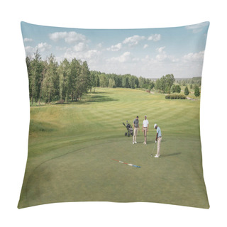 Personality  Sportsmen Playing Golf  Pillow Covers