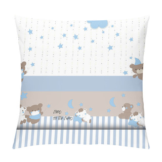 Personality  Baby-Design-Elemente Patterns Bear, Lamb Pillow Covers