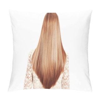 Personality  Blonde, Redhead, Long Hair- Stock Image Pillow Covers