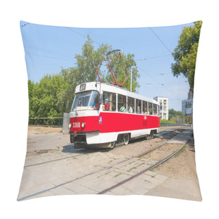 Personality  Moscow Tram In The Street Pillow Covers