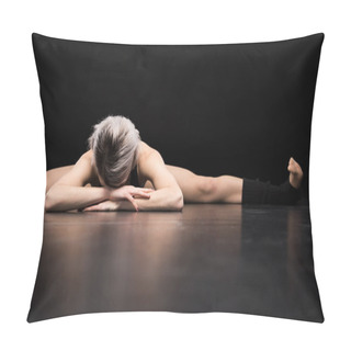 Personality  Young Dancer Stretching  Pillow Covers