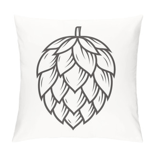 Personality  Hop Emblem Icon Label Logo. Pillow Covers