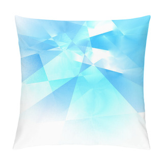 Personality  Blue Geometric Background Pillow Covers