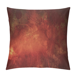 Personality  Red Bloody Grungy Background Or Texture With Splatters Pillow Covers