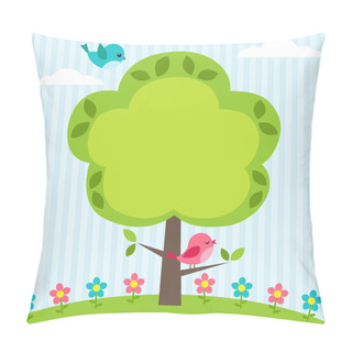 Personality  Tree Frame Pillow Covers