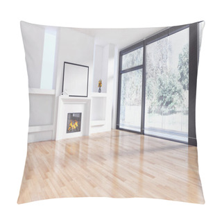 Personality  Modern Bright Interiors 3D Rendering Illustration Pillow Covers