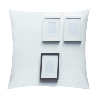 Personality  Empty Photo Frames Hanging On Wall Pillow Covers