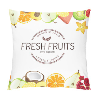 Personality  Fruit Background Pillow Covers