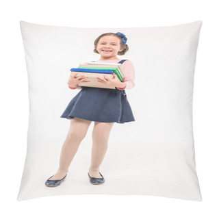 Personality  Schoolgirl Holding Books Pillow Covers