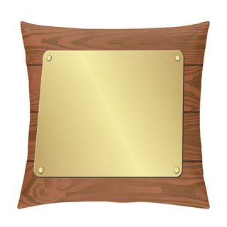 Personality  Goldenl Plate Pillow Covers