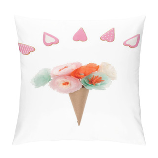Personality  Handmade Flowers And Cookies Pillow Covers