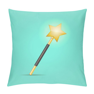 Personality  Magic Wand, Vector Design Pillow Covers