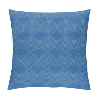 Personality  Japanese Traditional Wave Pattern Pillow Covers