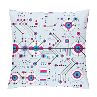 Personality  Dashed Lines And Geometric Shapes Pillow Covers