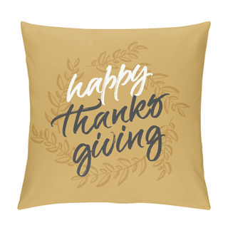 Personality  Happy Thanksgiving Greeting Card Pillow Covers