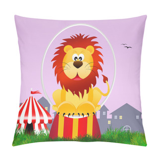 Personality  Lion In The Circo Pillow Covers