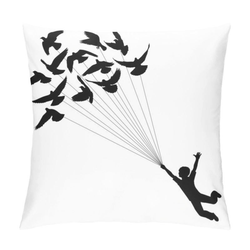 Personality  Pigeon Boy Pillow Covers