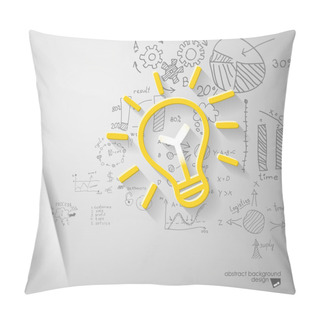 Personality  Idea Sign Silhouette Pillow Covers
