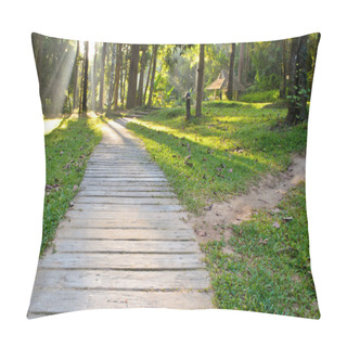 Personality  Pathways In Tropical Forests Morning Pillow Covers