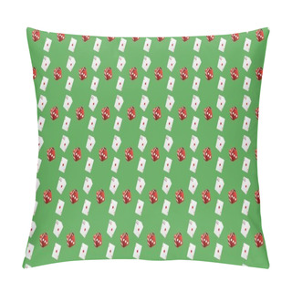 Personality  Colored Background With Different Accessories Pillow Covers