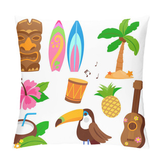 Personality  Hawaiian Vector Collection Pillow Covers