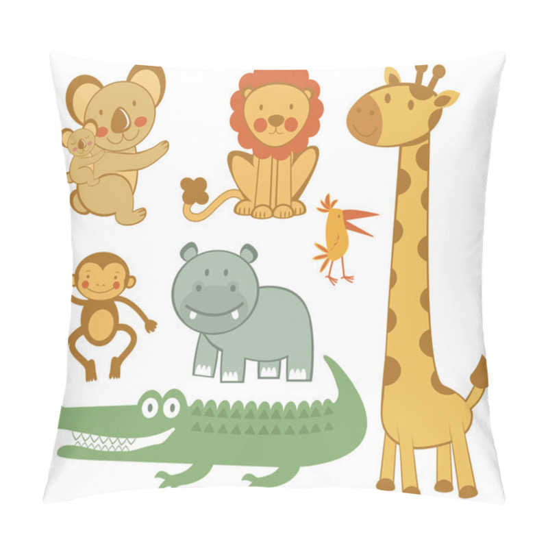 Personality  Cute exotic animals collection pillow covers