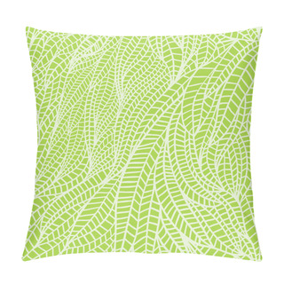 Personality  Seamless Abstract Hand-drawn Waves Pattern, Wavy Background. Sea Pillow Covers